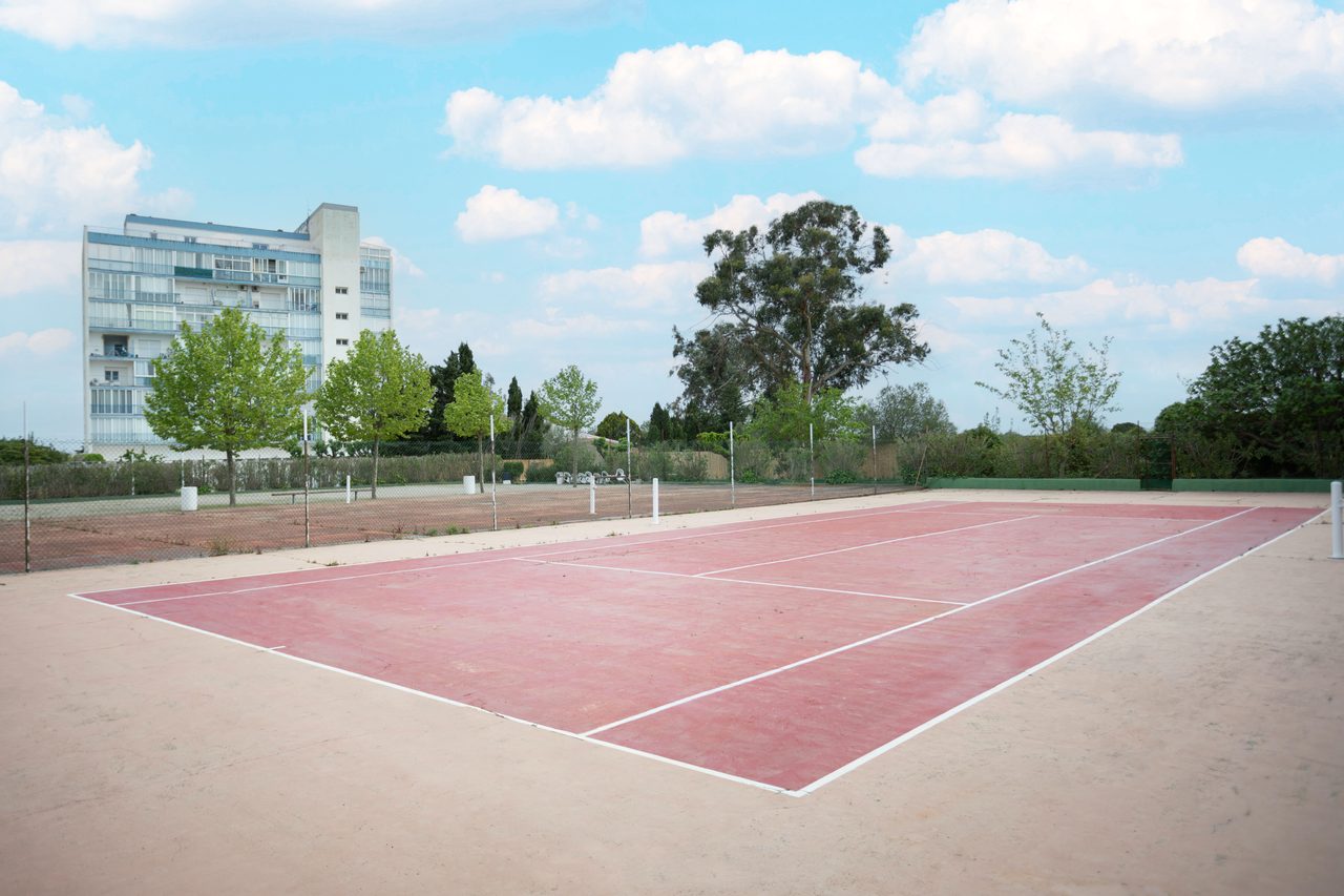 Pista de tenis de la finca
